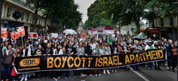 Illustrative: BDS movement in France. (CC BY-SA, Odemirense, Wikimedia commons)